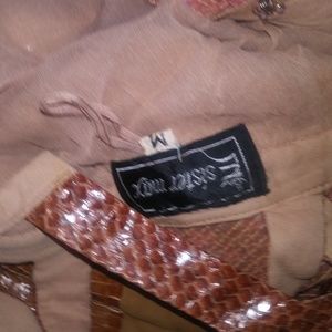 Super Slayer Tan/light pink sequined dress